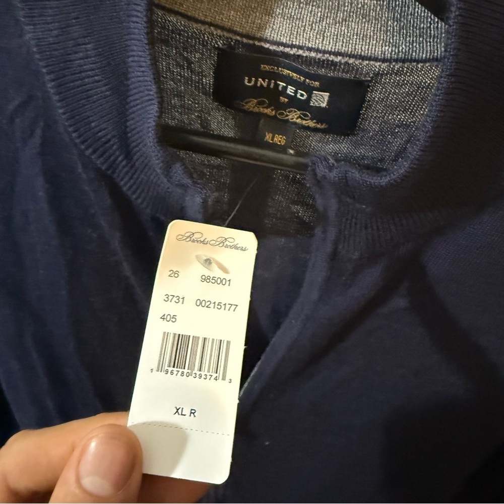 United x Brooks Brothers Deep Blue Lightweight Jacket - Picture 4 of 7